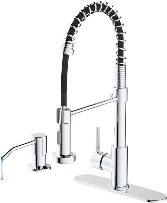 Mangiatore di cucina con sbrinatore estensibile - 360° girevole - cromato
