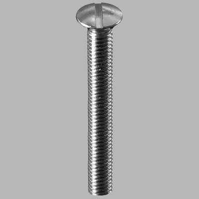 VITE IN OTTONE PER ANELLO INOX - mm 30 cromata - 10 pezzi - MADE IN ITALY