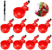 Set di Bevande per Animali da Corte - Vers Water per Uccelli - Set da 6 - Materiale Sostenibile