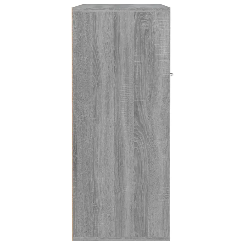 Scarpiera-Scaffale per scarpe Grigio Sonoma 60x35x84 cm in Legno Multistrato