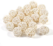 Decorazioni per casa Rotonde 20 pezzi - Decorazioni per festa - Materiale: Stro - Diametro 3 cm - Nuovo - Decorazioni per festa e natale