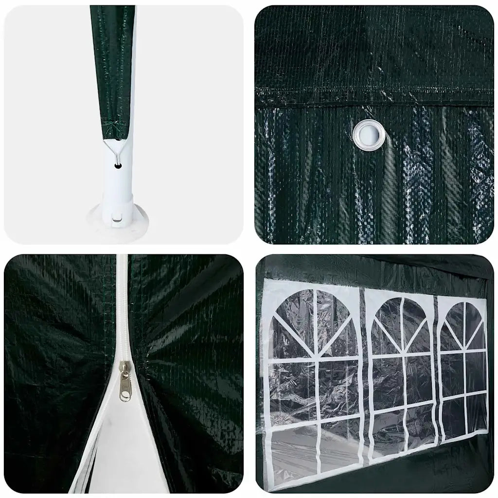 Tenda Party Verde 400 x 400 x 266 cm Polietilene 42003428