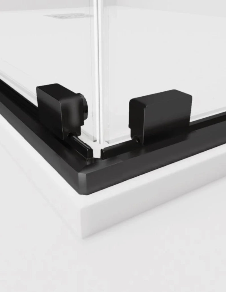 Box doccia ingresso angolare 2+2 ABANTE (TWENTY) 85x70 cm Nero