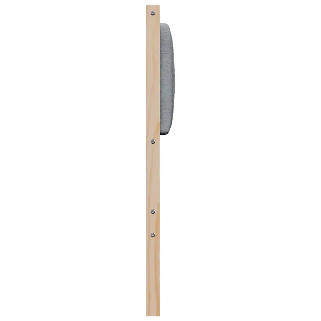 Testiera imbottita-Testiera con Cuscini-Testata Marrone 140 cm Pino massello 153559