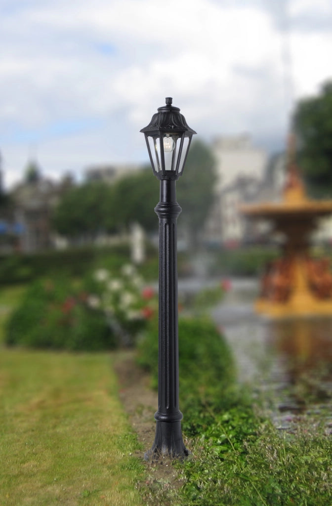 ASTI PALO 140 CM 1 LUCE ATTACCO E27 NERO IP55