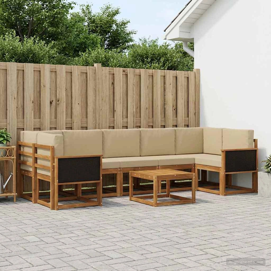 Set di divani da esterno 6 pz 3385064