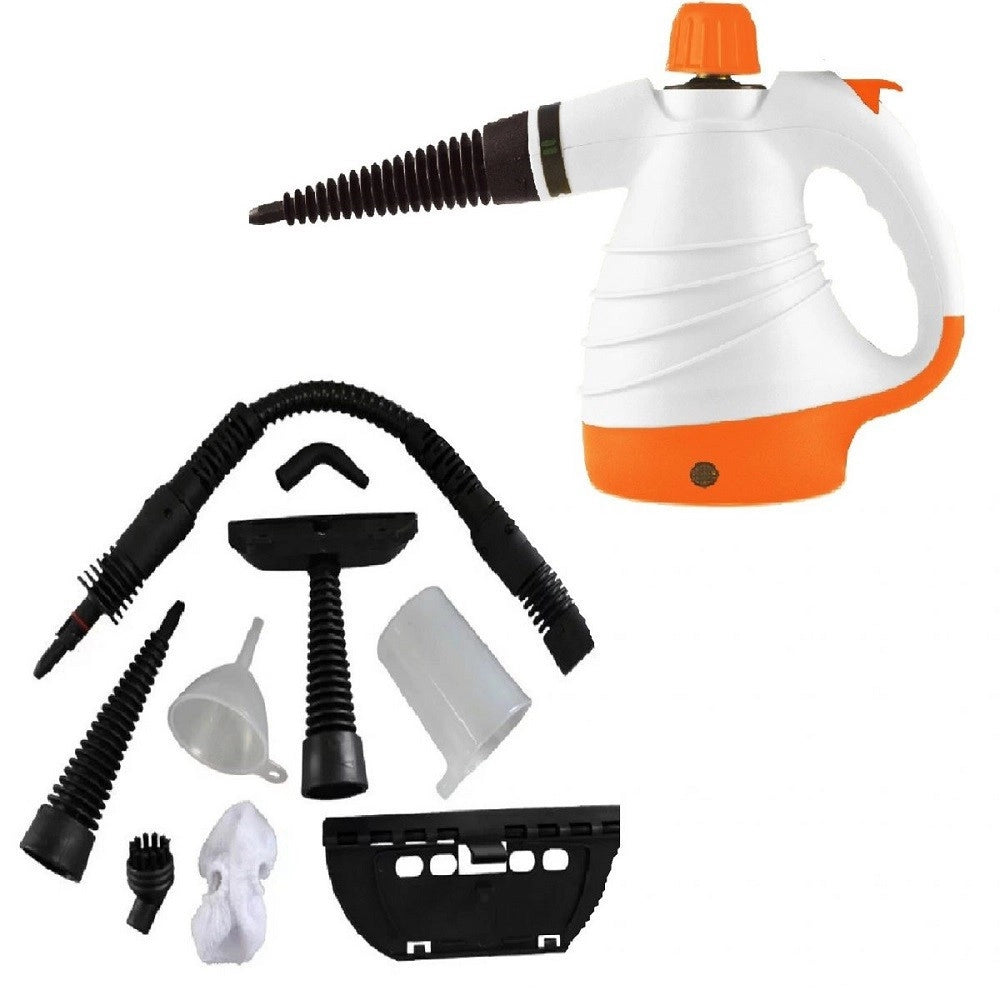 Trade Shop - Pulitore A Vapore Elettrico Portatile Multiuso 1050 Watt 400ml 105°c Accessori -