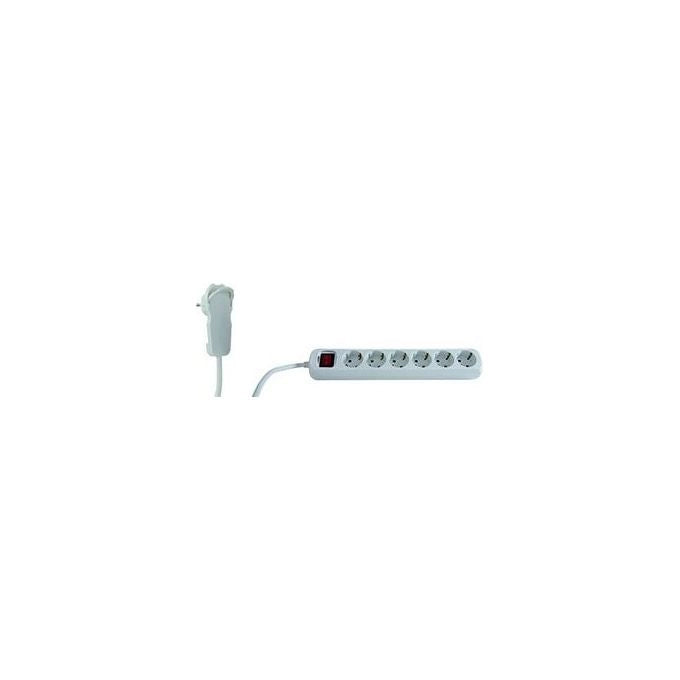 REV 0012626114 prolunghe e multiple 2 m 6 presa(e) AC Interno Bianco