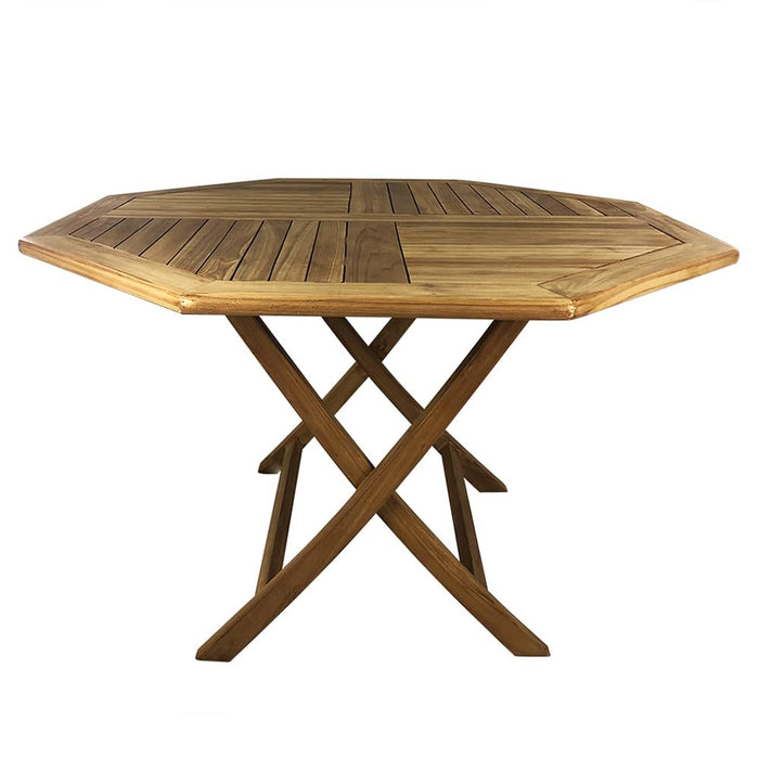 Tavolo Pieghevole Ottagonale da Esterno Octogon 120x120 cm in Teak
