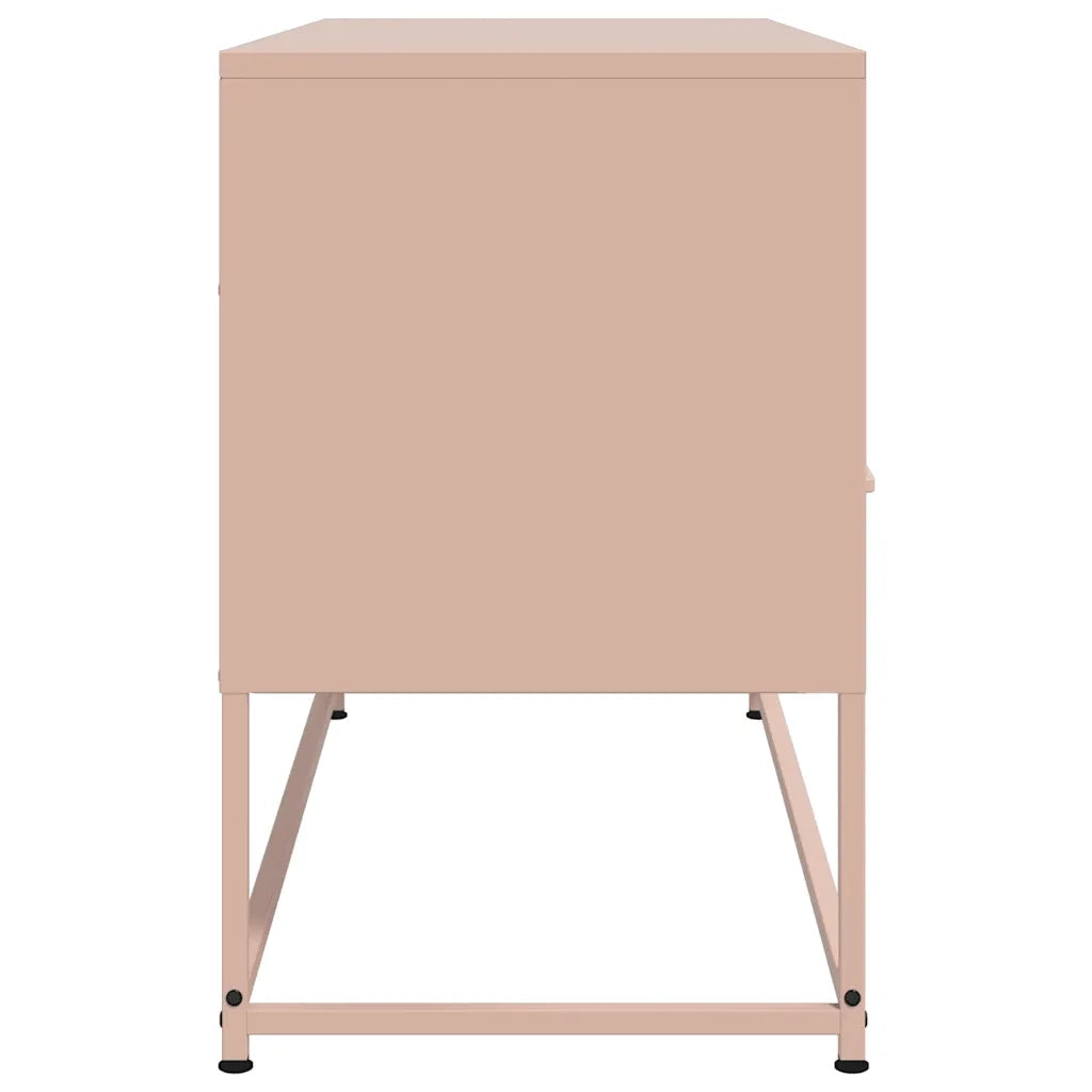 Mobile TV Rosa 100,5x39x60,5 cm in Acciaio