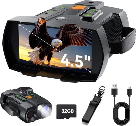 4.5" Schermo HD Digitale Apparecchio da Notte con Batteria 5000mAh - Adatto per Escursioni All'aperto