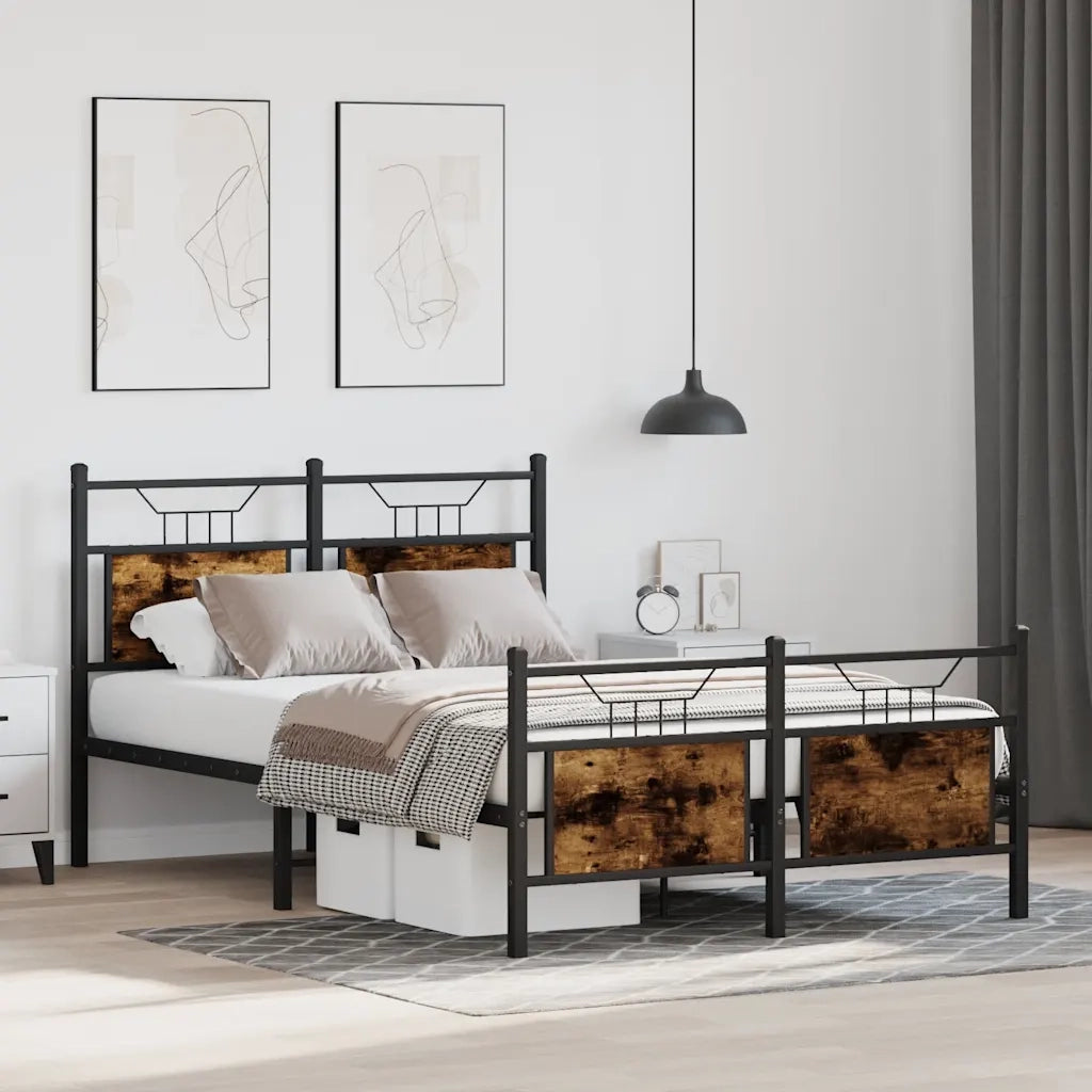 Giroletto senza Materasso Rovere Fumo 120x200 cm in Truciolato 4106759