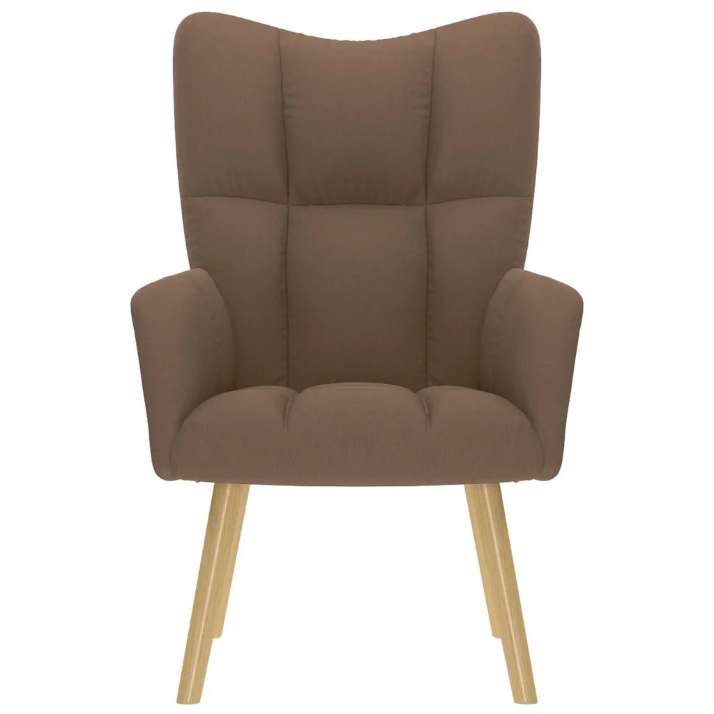 Divano Sedia-Poltrona Relax Marrone in Tessuto 677176