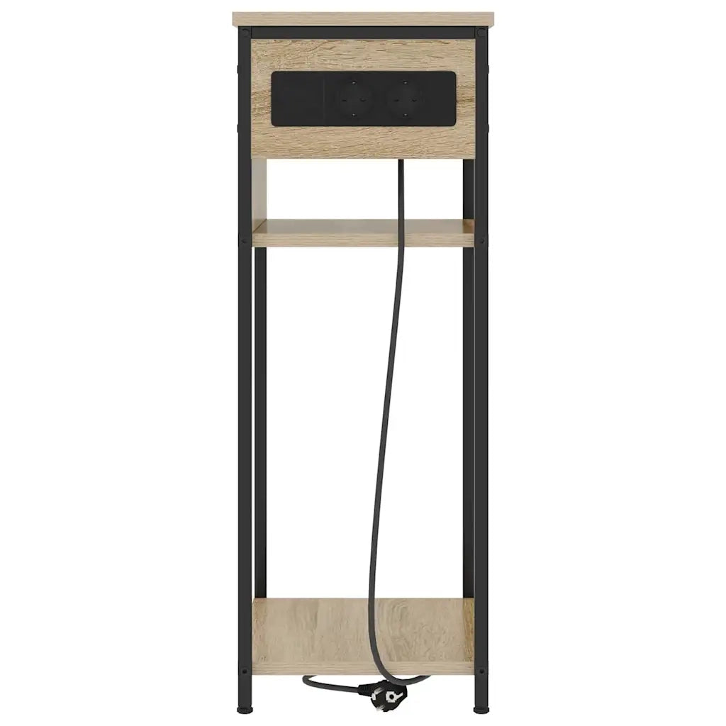 vidaXL Armadio da Notte rovere sonoma 28.1 x 40.9 x 75 cm