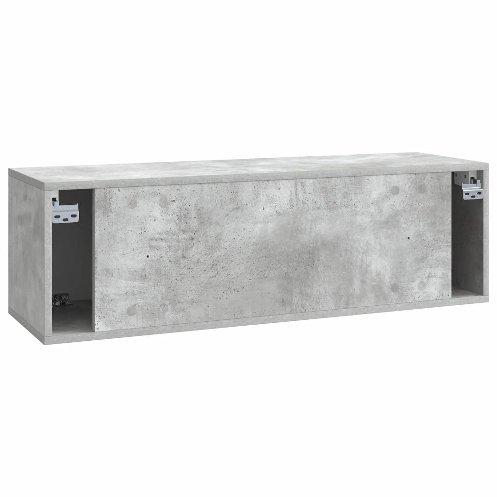 Mobile Porta TV da Muro Grigio Cemento 98 x 31 x 30 cm