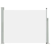 Tenda da sole laterale retrattile/schermo privacy per patio giardino terrazza balcone 140 x 500 cm crema 02_0007253