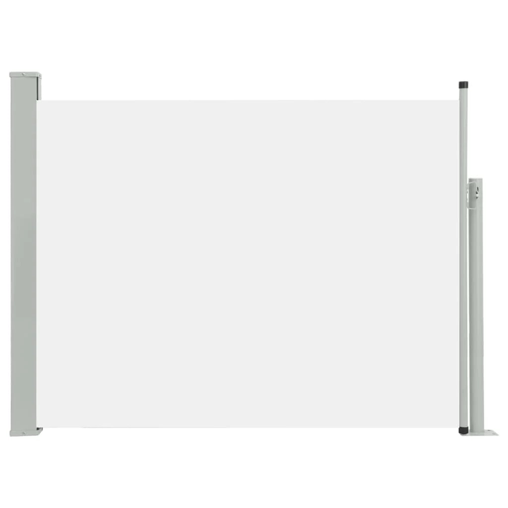 Tenda da sole laterale retrattile/schermo privacy per patio giardino terrazza balcone 140 x 500 cm crema 02_0007253