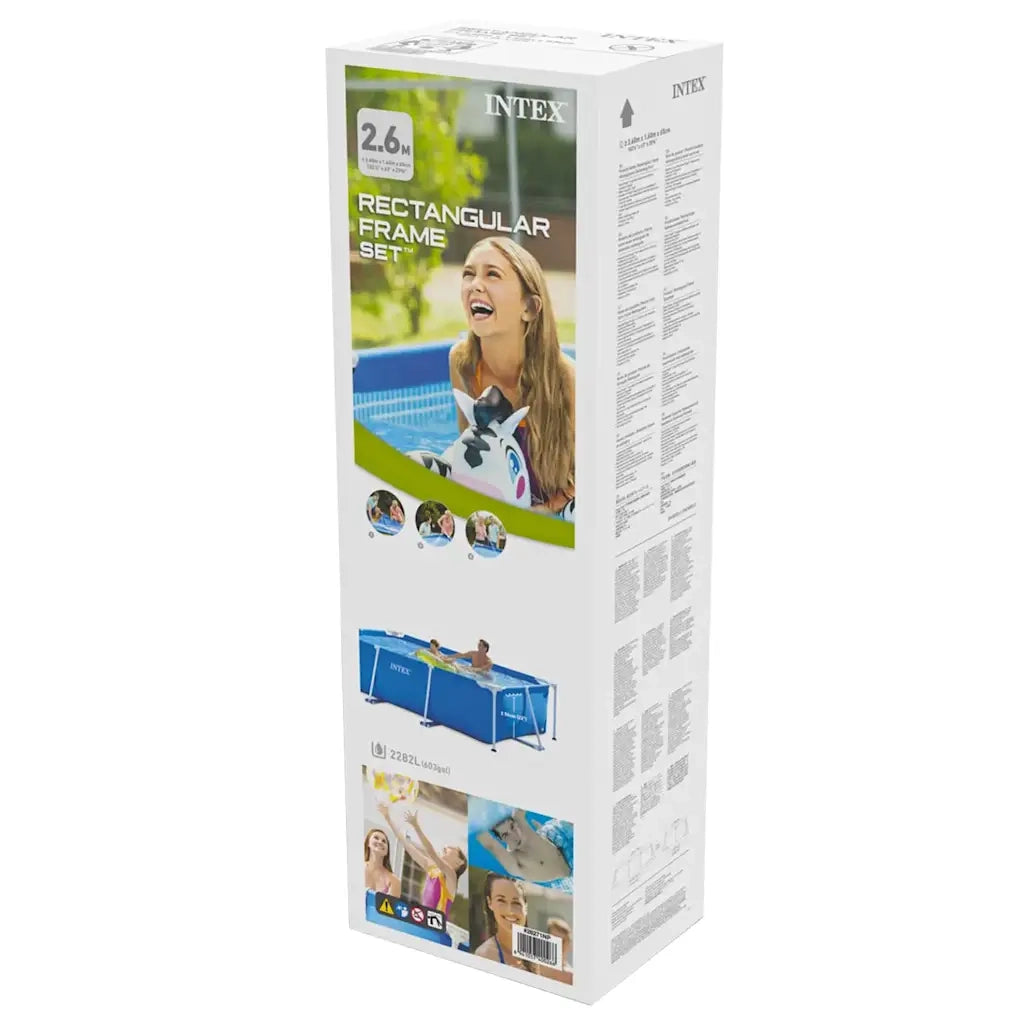INTEX Piscina Rectangular Frame 260x160x65 cm 28271NP 91482