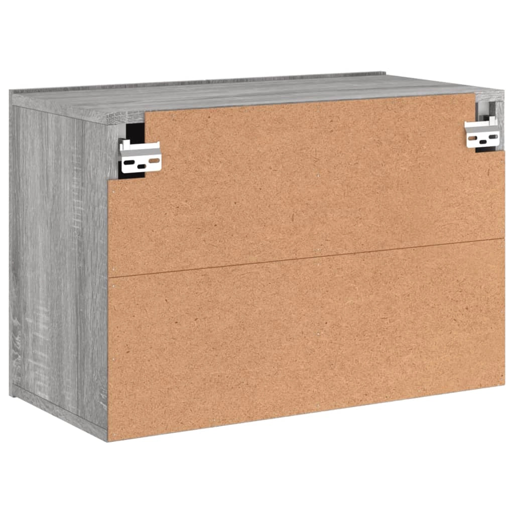 Mobile TV multimediale scaffale TV mobile TV credenza porta TV sala da pranzo soggiorno camera da letto a parete Sonoma 60 x 30 x 41 cm grigio 02_0028189