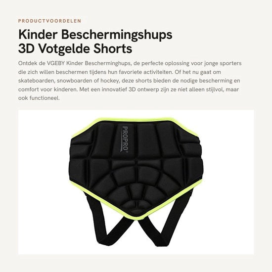 Shorts da Skate - Protezione 3D - Resistente agli Urti - Per Bambini - Skate/Snowboard - Materiale Leggero