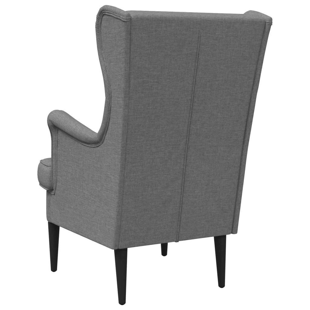 Poltrona-Divano Sedia-Poltroncina Grigio Scuro Tessuto 902275