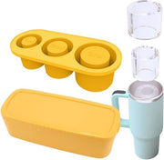 Igloo per gelo per bicchiere con contenitore e coperchio adatto per tazza Stanley (0,89-1,2L / 30-40oz) - Cilindro conica riciclabile per gelo per freezer - Modulo di gelo adatto per - Blocchi di gelo per bicchiere