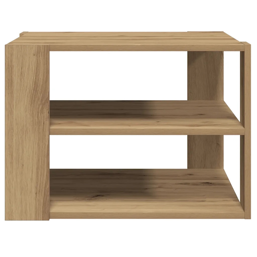 Tavolino Salotto Rovere Artigianale 58x58x40 cm in Truciolato 856497