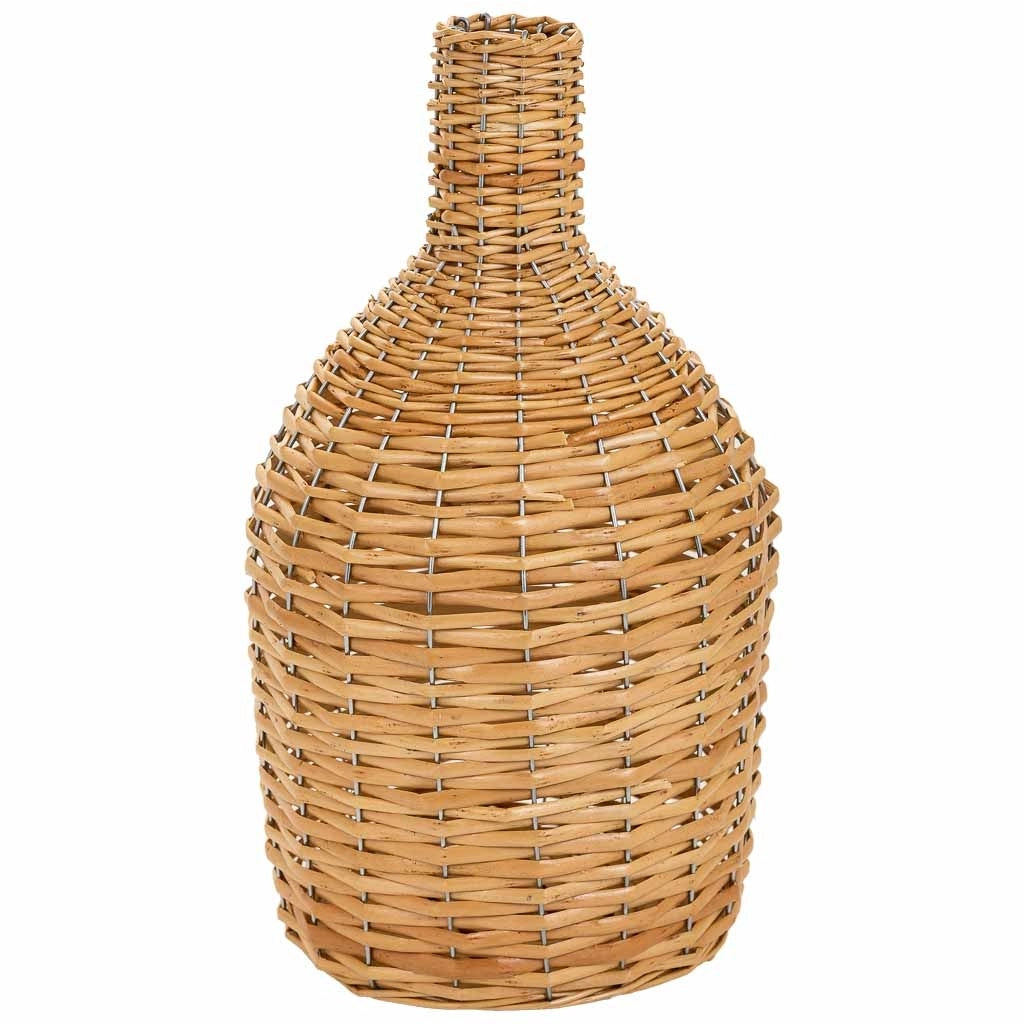 Vaso in vimini marrone d21x38h