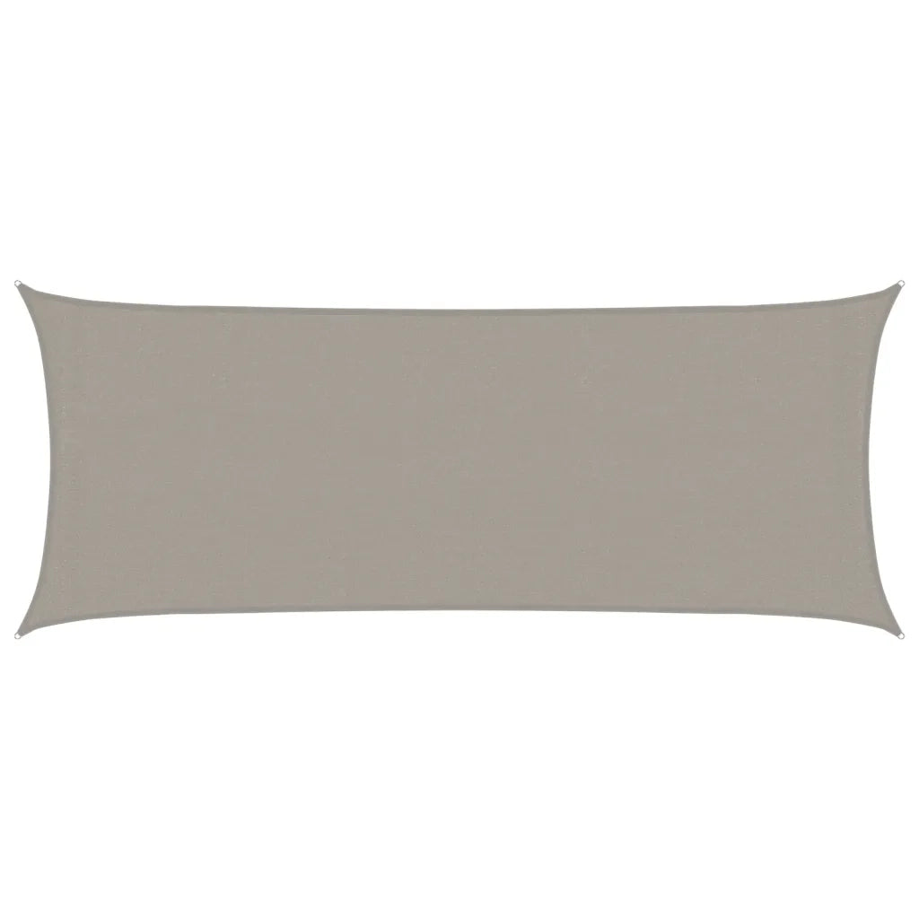 Vela Parasole 160 g/m² Rettangolare Grigio Chiaro 2x5 m in HDPE 4001978