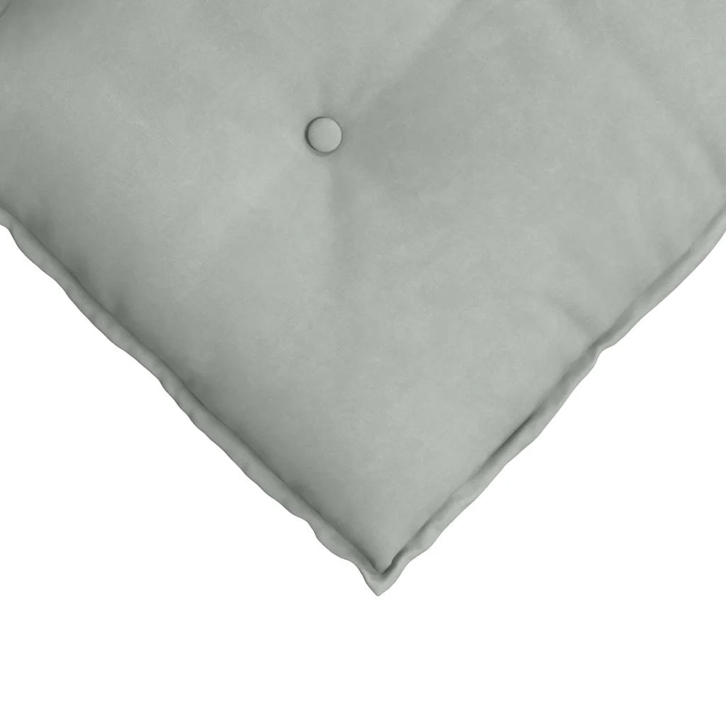 Cuscino per Schiena Grigio chiaro 180 x 50 cm Tessuto in Cords
