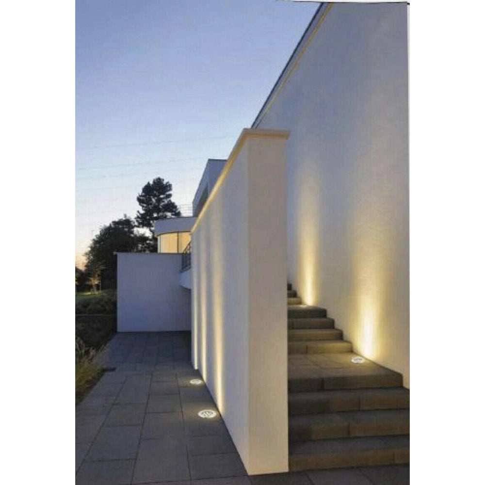 Trade Shop - Faretto Incasso 12w Calpestabile Segnapasso Ip67 Luce 6500k 3000k 4000k Es08-12 - -bianco Caldo      -