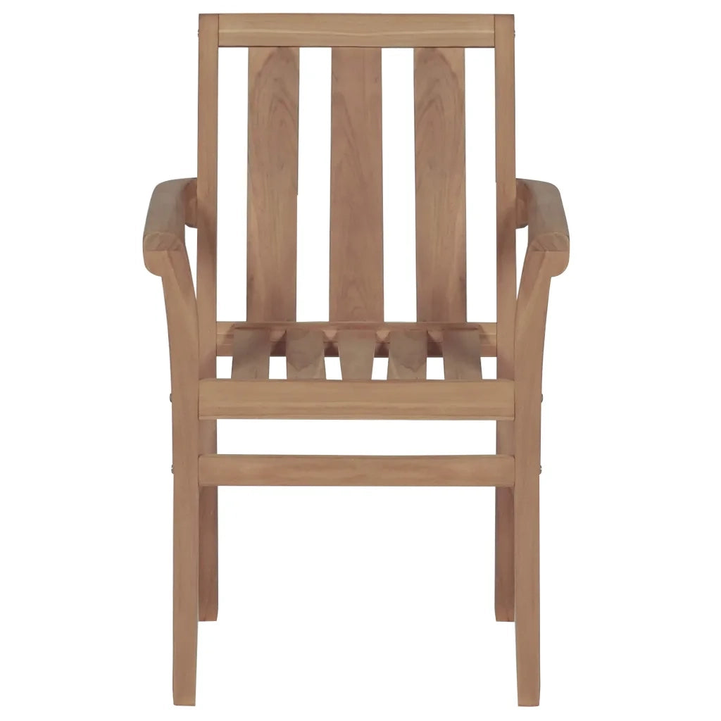 Sedie da Giardino 2 pz con Cuscini Antracite Massello di Teak cod mxl 6836