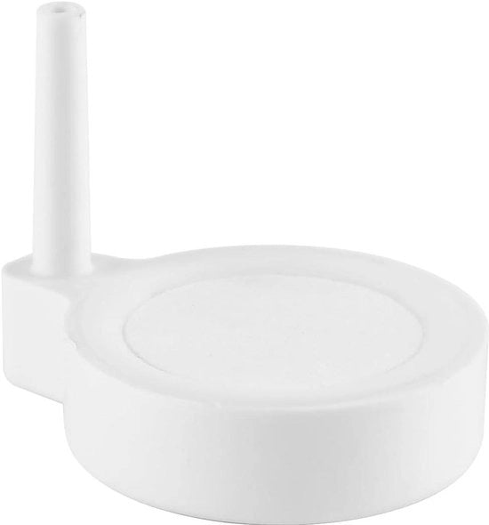 Aeratore per Acquario Nano con Pietra di Carbone e Diffusione del Gas - Bianco - 35mm di Diametro