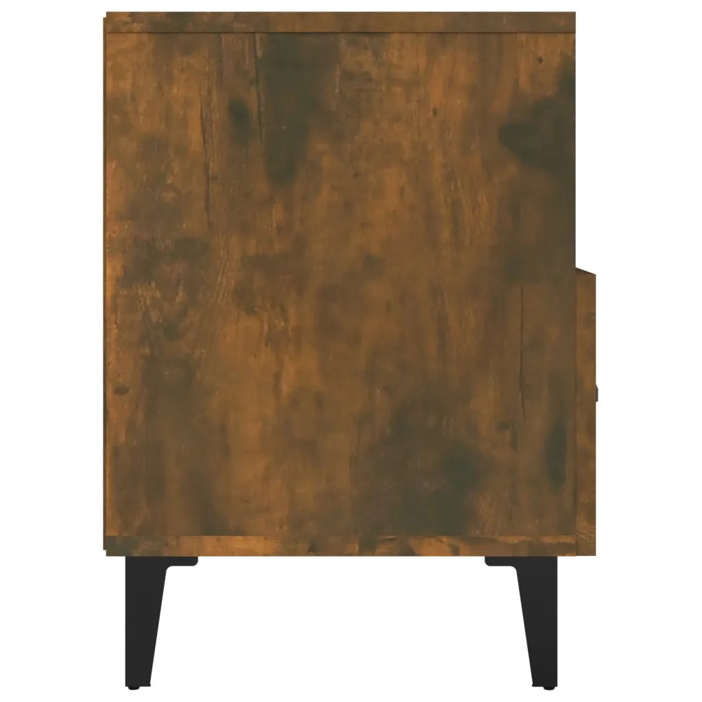 Mobile Porta TV Rovere Fumo 80x36x50 cm in Legno Multistrato cod mxl 18680