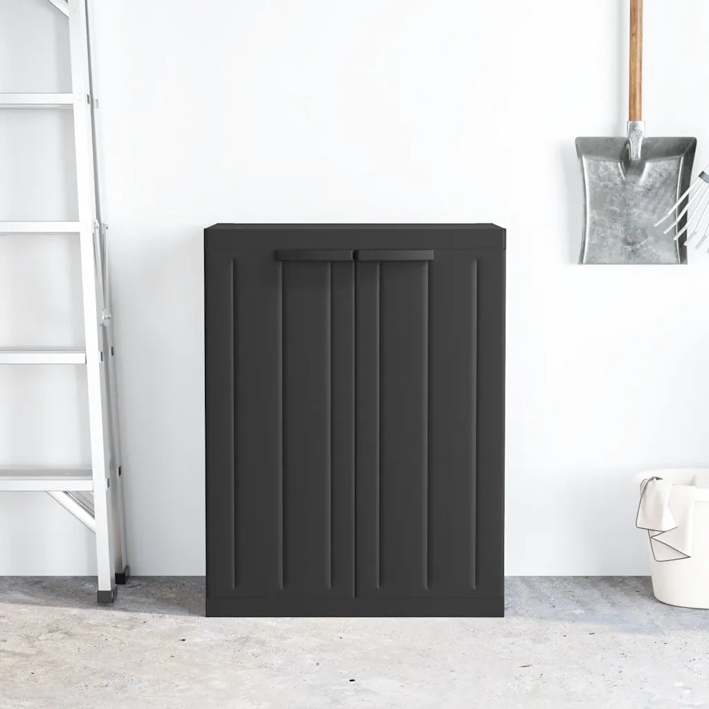 Armadio da Esterno Nero 65x37x85 cm in PPcod mxl 85820