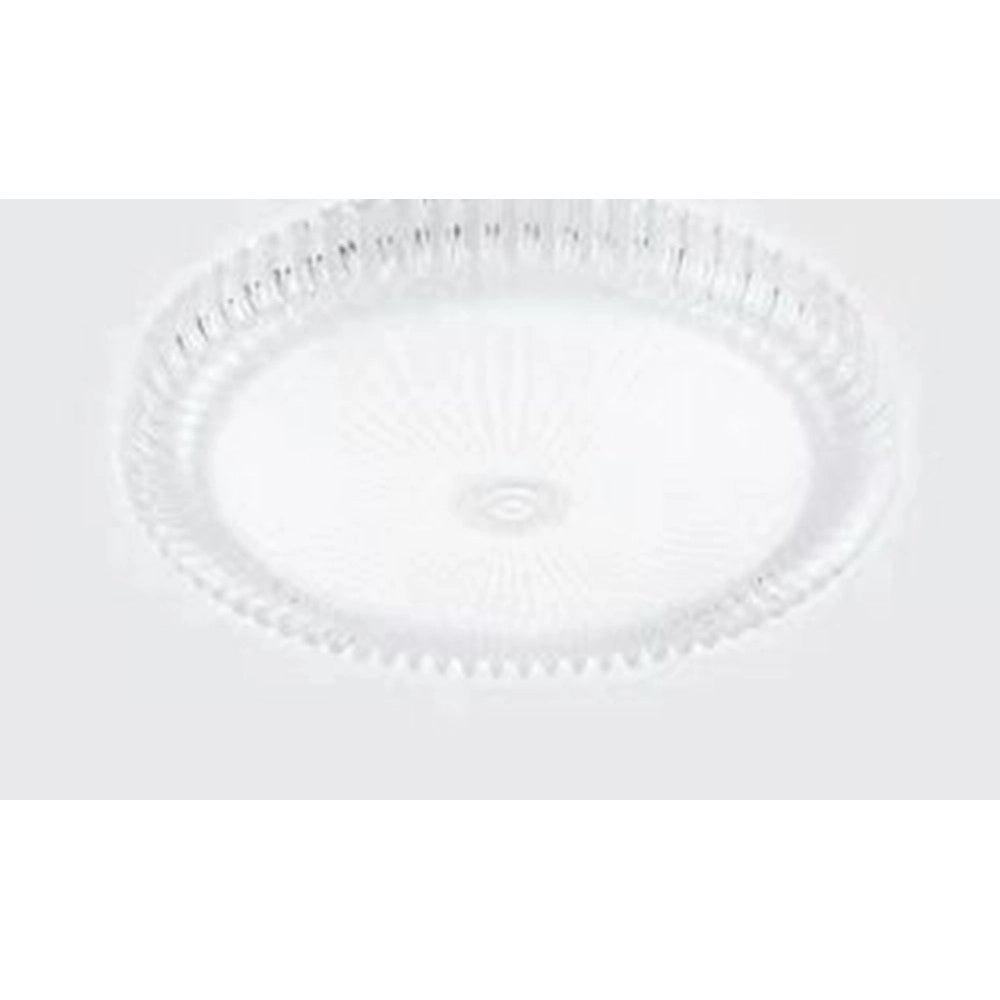 Trade Shop - Plafoniera A Soffitto 45w Design Cristallo Rigato Luce Fredda Naturale Fst-40a25114 -