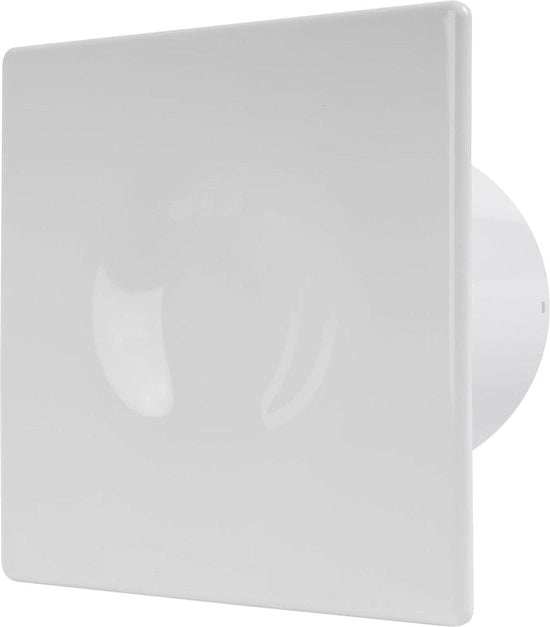 Ventilatore a due trap e 100 mm per bagno - installazione a parete e soffitto - silenzioso - risparmio energetico - per uso in casa, cucina, garage e auto