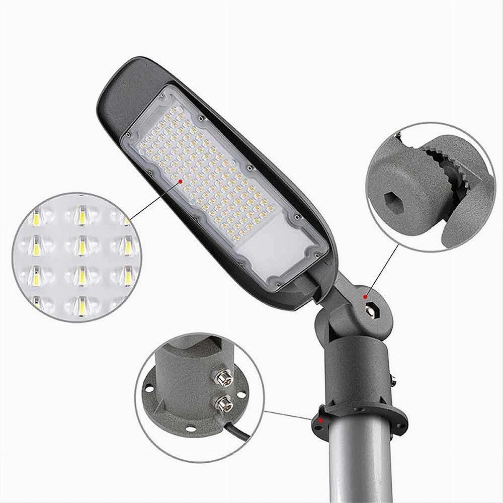 Trade Shop - Lampada Inclinabile Led Lampione Stradale Faro Esterno 150watt Luce 6500k Lp-150 -