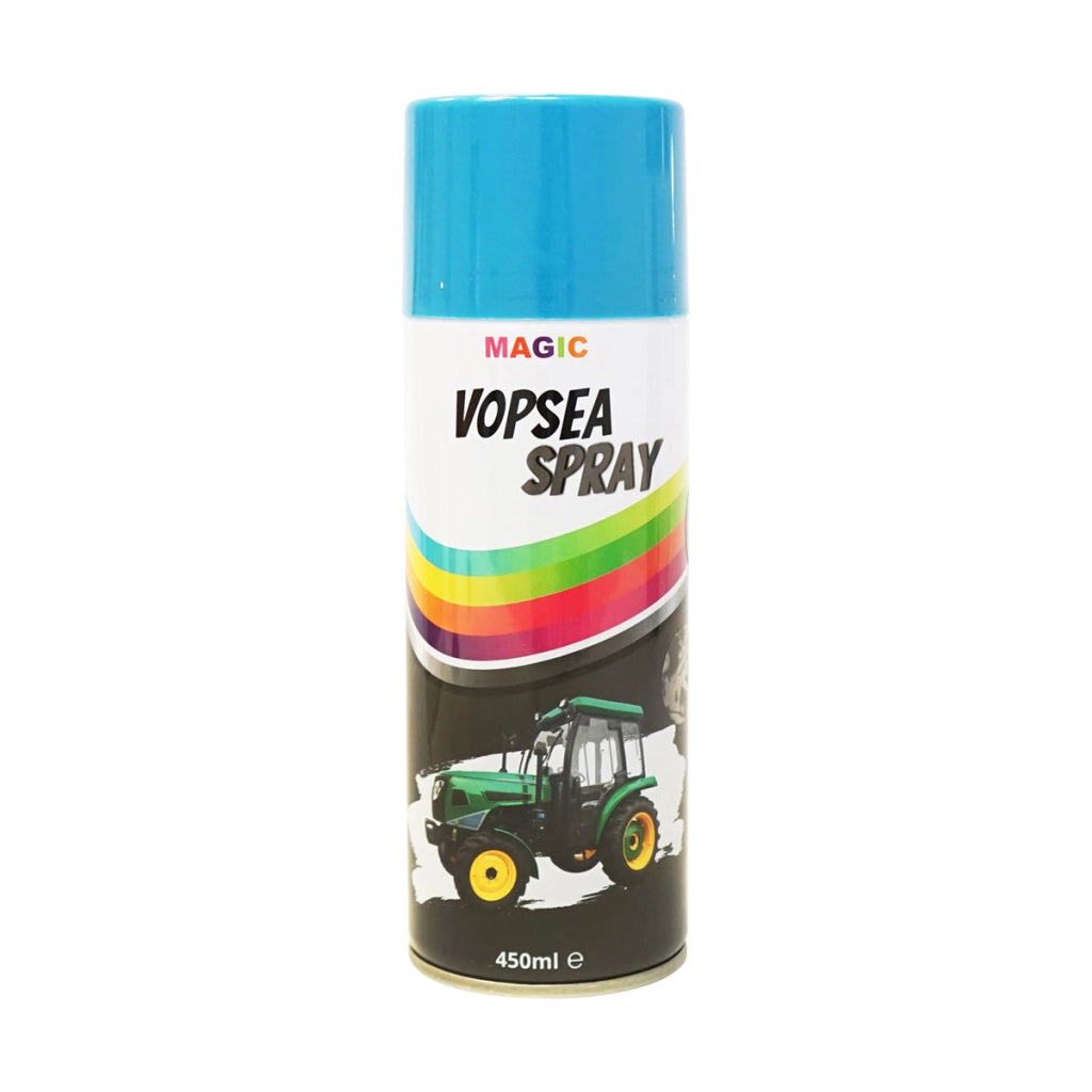 Spray vernice auto blu  professionale ad asciugatura rapida, 450 ml MAGIC