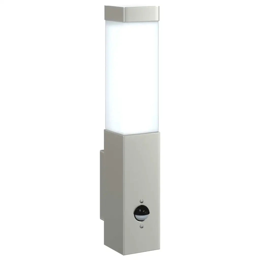 Lampada da Parete Esterna 2 pz Argento 10.5 x 6 x 33 cm CFW3329203