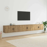 Set Mobile TV da Parete 3 pcs Rovere artigianale