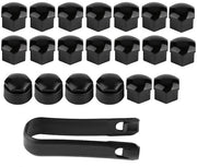 Copricerchione per ruote 20 pezzi - Copricerchione 17 mm - Copertura cerchione - Antisfondamento - Robusto - Impermeabile a poliester PA66 Nylon - Copricerchione per cerchioni