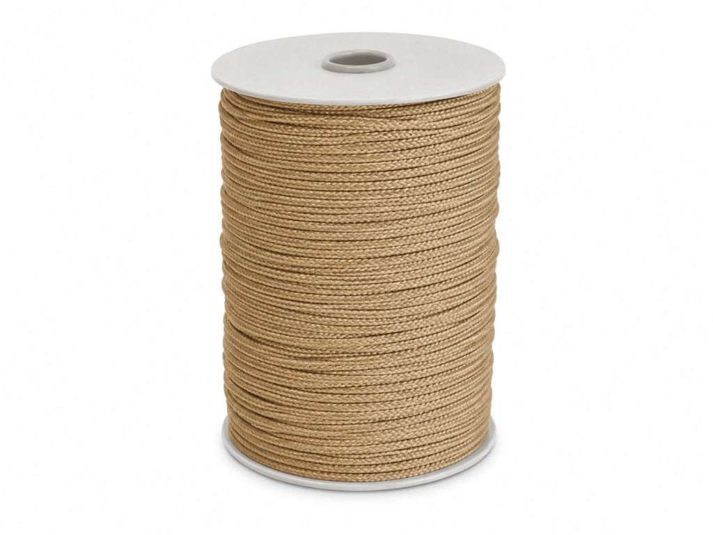 CORDINO PER TENDE E VENEZIANE- - ø mm.3x300mt. - avana - 1 rotolo