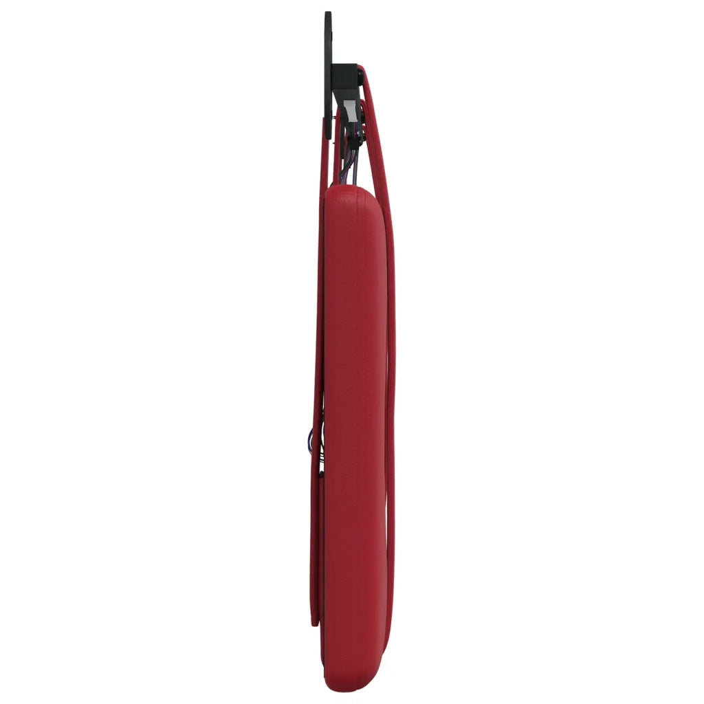 Testiera | Testata sospesa Con luce LED Rosso Vino Similpelle