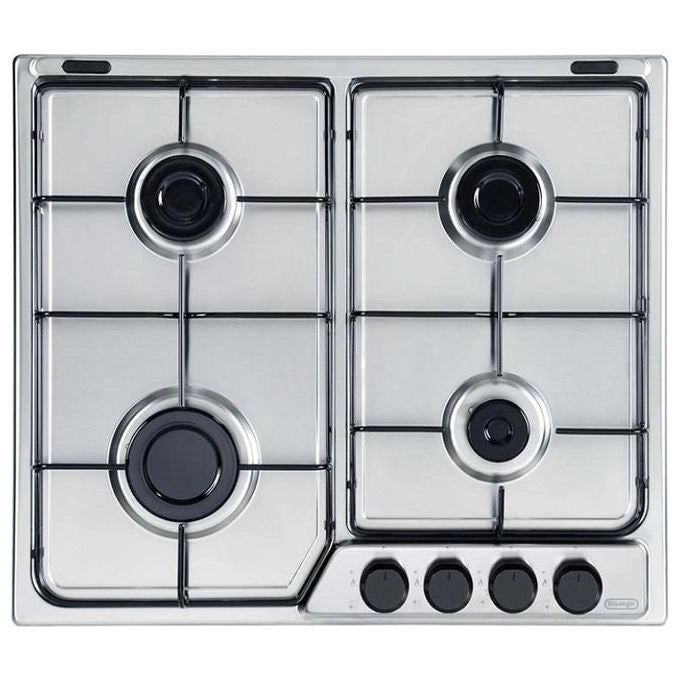 DeLonghi FFA 46 ASV piano cottura Acciaio inossidabile Da incasso 60 cm Gas 4 Fornello(i)