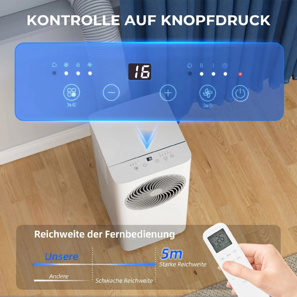 Climatizzatore Portatile 9000 BTU 4 in 1 con Deumidificatore ¨C zephmum ¨C 40L/24h
