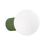 Applique SFERA Pure Lume verde oliva sfera vetro G9 IP44