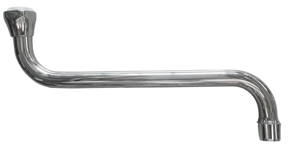 Becco canna universale per rubinetto lavello, lunga 30 cm