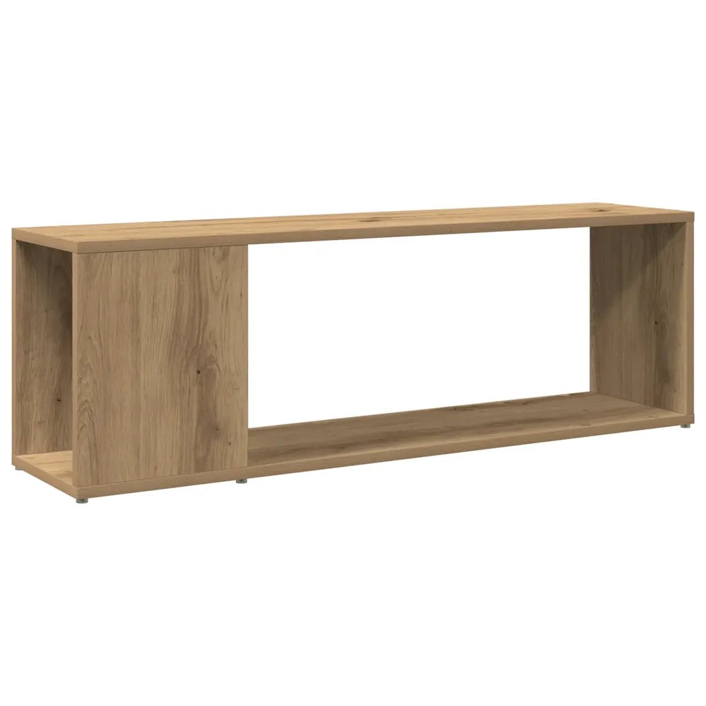 Mobile TV-Credenza per TV-Console TV Rovere Artigianale 100x24x32 cm in Legno Multistrato