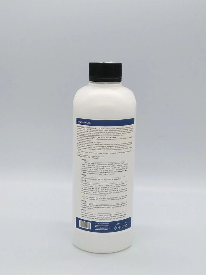 Trattamento professionale anticalcare permanente per pannelli solari - Nanotech Solar (1 Litro)